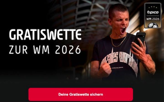 Tipico Gratiswette zum Start der WM 2026