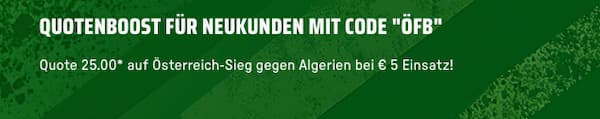 Tipp3 WM Quoten zur Partie Algerien - Österreich
