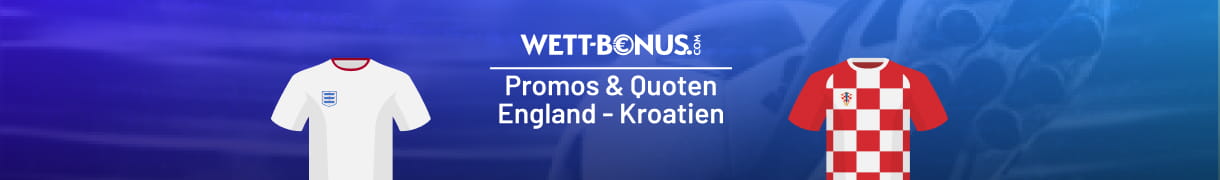 Wettvorschau zum Match England - Kroatien