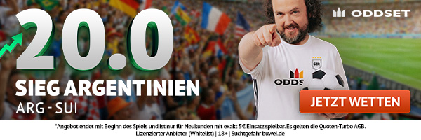 Argentinien vs Schweiz Oddset Quoten