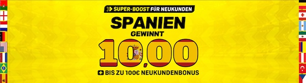 Spanien besiegt Belgien zu Quote 10.0 - nur bei Daznbet