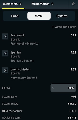 Wöchentlicher Tipp zum Umsetzen der DAZN Bet Freebet
