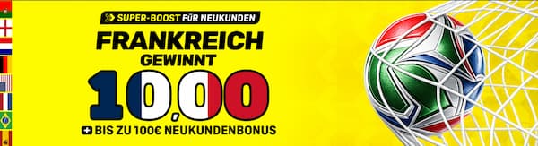DAZN Bet Frankreich Marokko Boost
