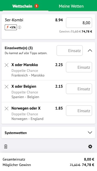 oddset freebet wettschein in kw 28