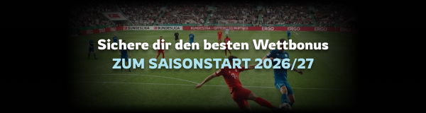 Featured image für die Startseite von wett-bonus.com für die Fußball-Saison 2026/27