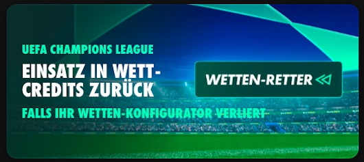Versichere deine CL-Wetten mit dem Bet365 Wetten Retter