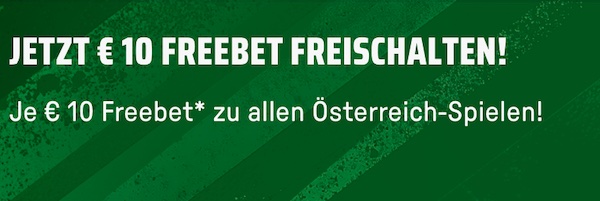 10€ Freiwette von tipp3 zu Irland - Österreich