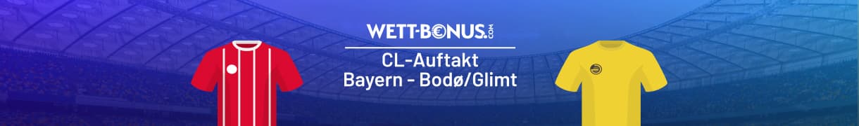 Wett Tipp und Quoten zu Bayern vs Bodø/Glimt