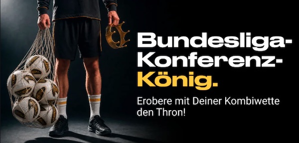 1000€ in Cash warten beim Bwin Bundesliga Konferenz König