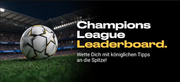 Mitmachen und Cashpreise beim Bwin Champions League Leaderboard gewinnen