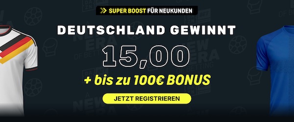 Daznbet Quotenboost zu Deutschland - Serbien