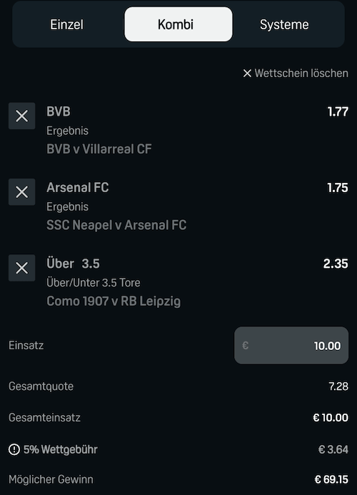 DAZN Bet KW 37
