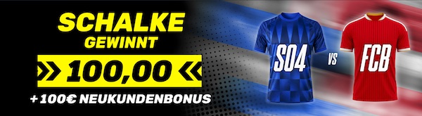 Daznbet Quote 100 auf Schalke besiegt die Bayern!