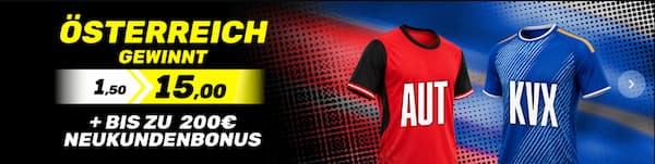 Österreich vs Kosovo Quoten bei DAZN Bet