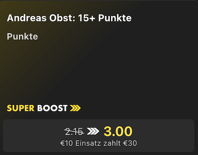 SuperBoost bet365 EuroLeague 24.9.