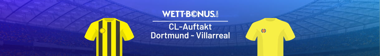 Prognose zum Duell Dortmund - Villarreal am 08.09.26