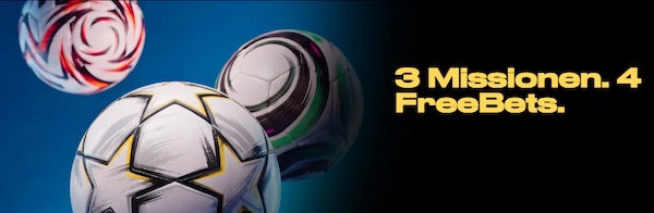 Sicher dir bis zu 20€ in Freiwetten bei der Bwin Europapokal Mission