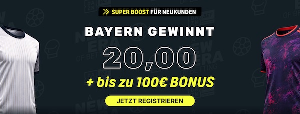 Daznbet Quotenboost zu Viking - Bayern München
